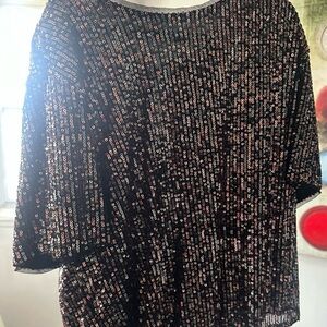 Black Sequin Girl’s Top and Pants- Cat and Jack